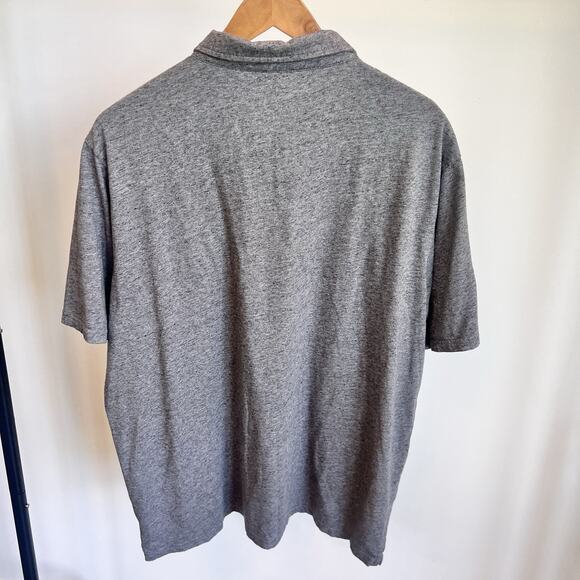 Free Fly Polo Shirt Mens 2XL Gray Bamboo‎ Flex Performance - Picture 4 of 7